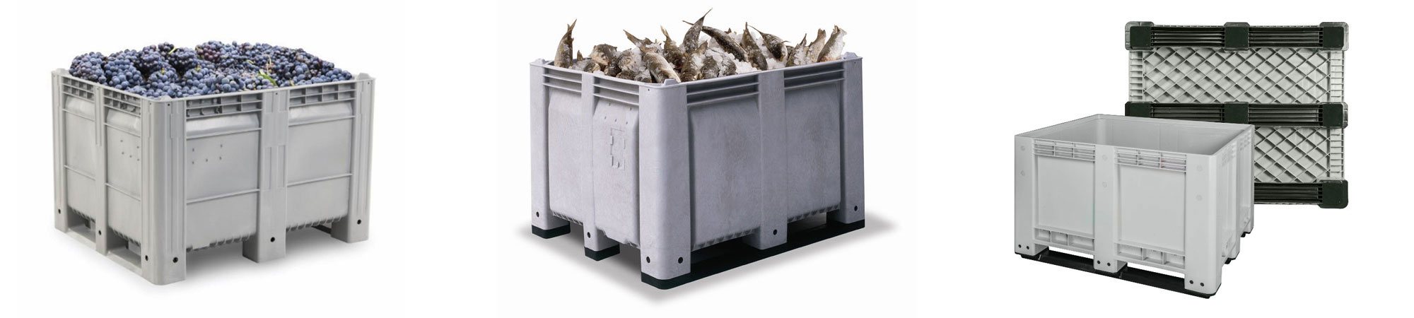 non insulated bins - fish Totes